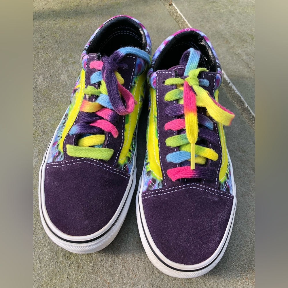 Vans tye-dye sneakers women 5.5 men 4.0